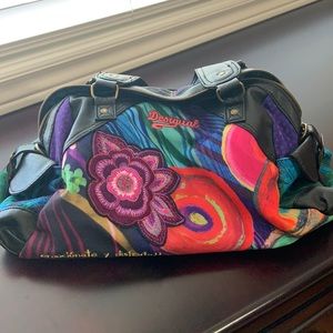 Desigual floral handbag.